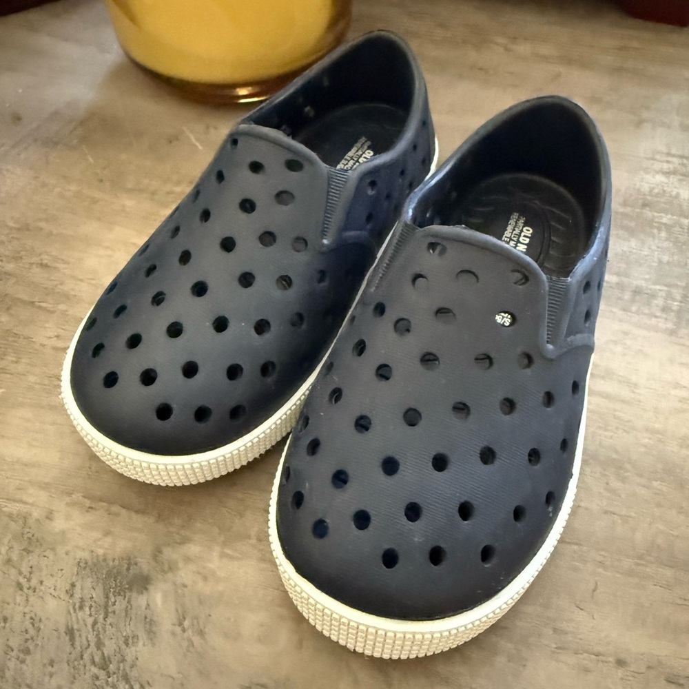 Toddler Water Shoes Old Navy Blue Slip On 6